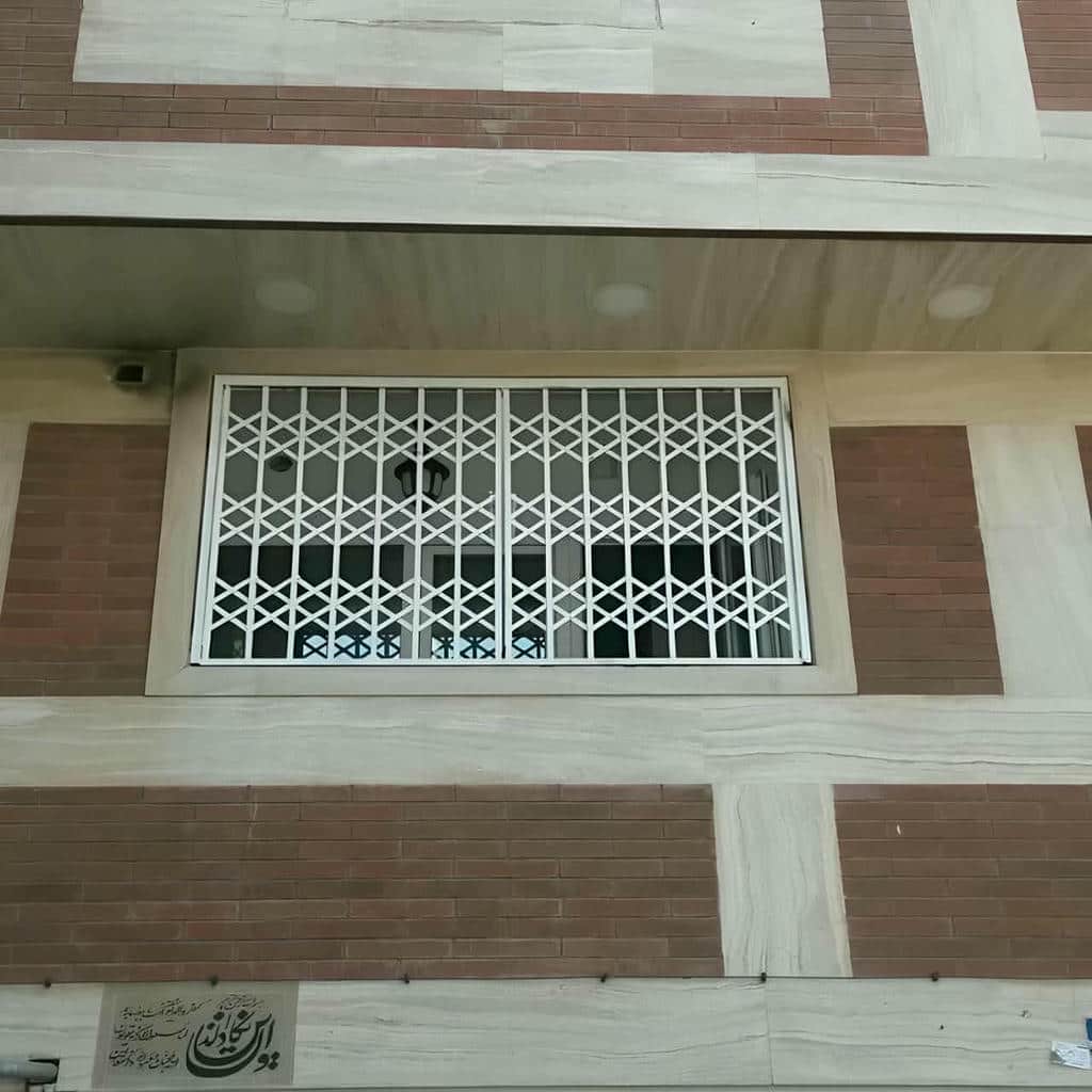 سفارش حفاظ پنجره ریلی بازشو دو لنگه در رشت