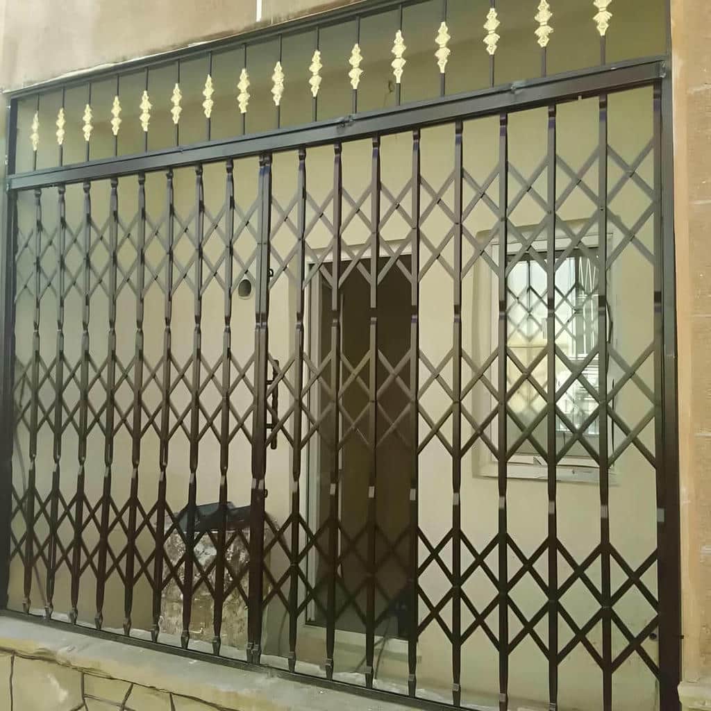 فروش حفاظ پنجره ریلی بازشو با قاب فلزی در رشت