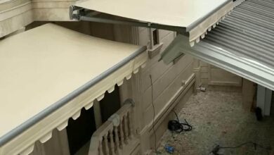 سایبان ضد آب رشت پوشش پارچه ای مقاوم