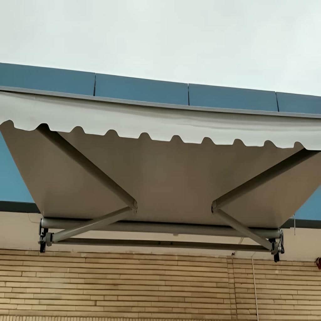 سازه سایبان اتوماتیک تجاری