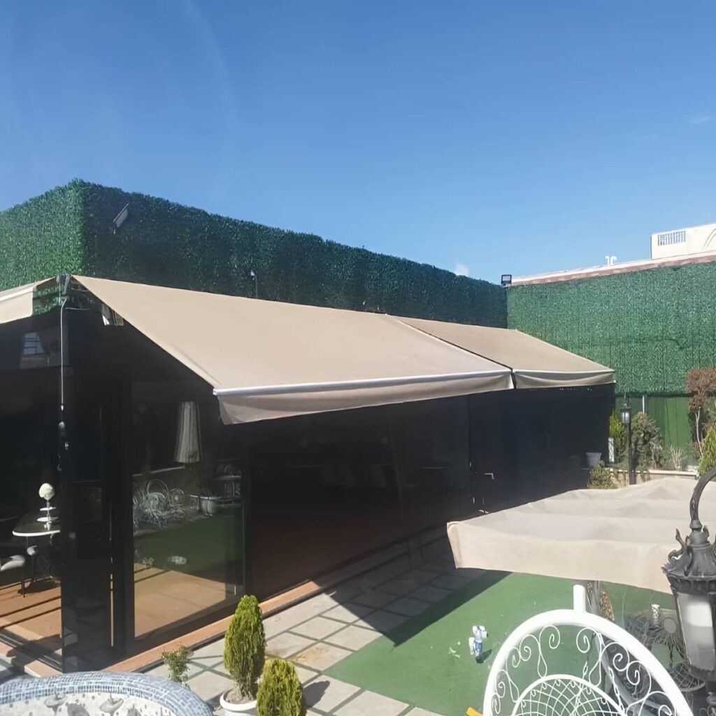 مدل بازویی سایبان پارکینگ مدرن