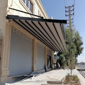 چادر برقی رشت با پوشش متحرک