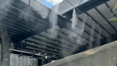 سقف متحرک پارچه ای رشت با پوشش پارچه مقاوم کلاسیک