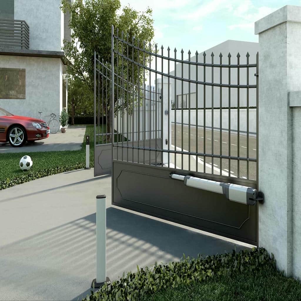 نمونه اجرای جک درب حیاط رشت
