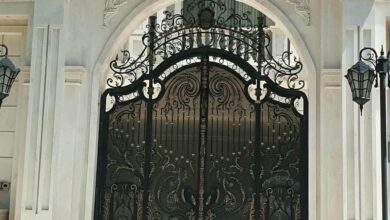 درب خانه فلزی رشت با پوشش مقاوم