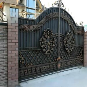 درب آپارتمان سفارشی فلزی رشت ورودی بزرگ