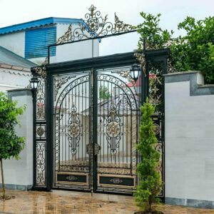 درب فلزی رشت با طراحی ویلایی