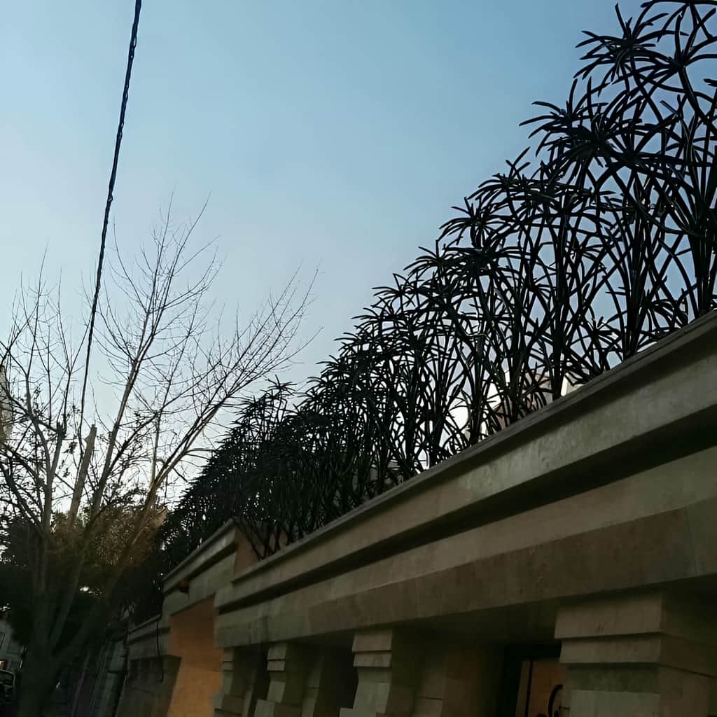 حفاظ فلزی شاخه ای رشت برای دیوار