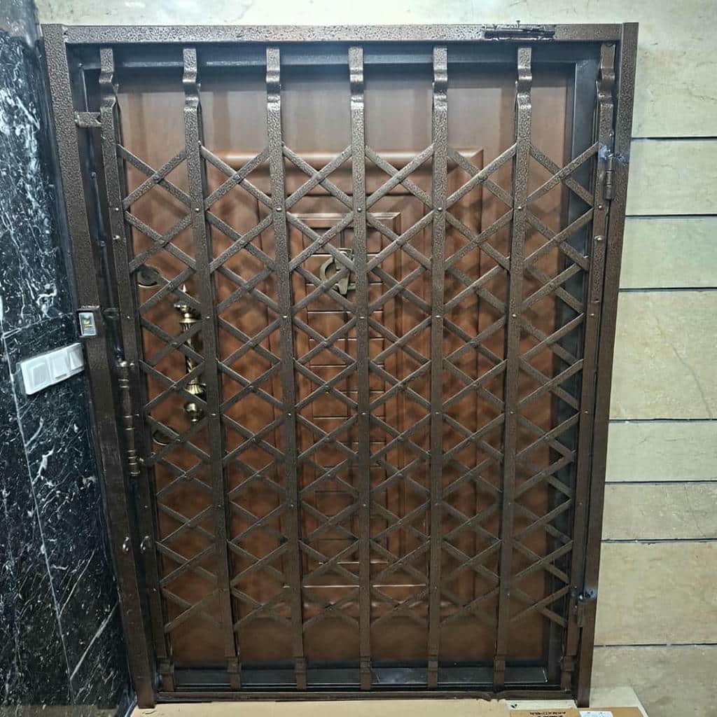حفاظ آکاردئونی تاشو ورودی ساختمان