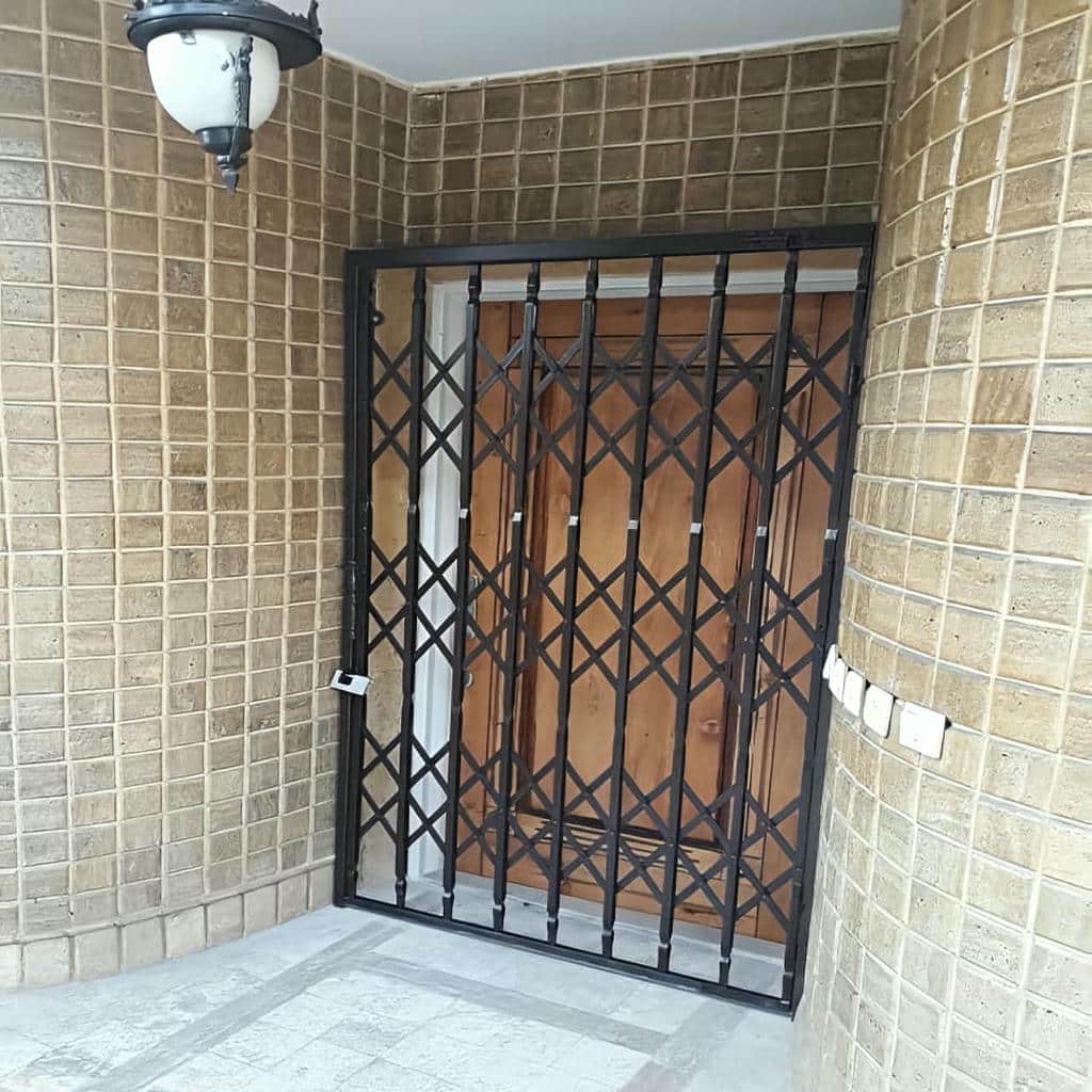 نرده کشویی ساختمان رشت نمای ورودی نرده کشویی ساختمان رشت نمای ورودی