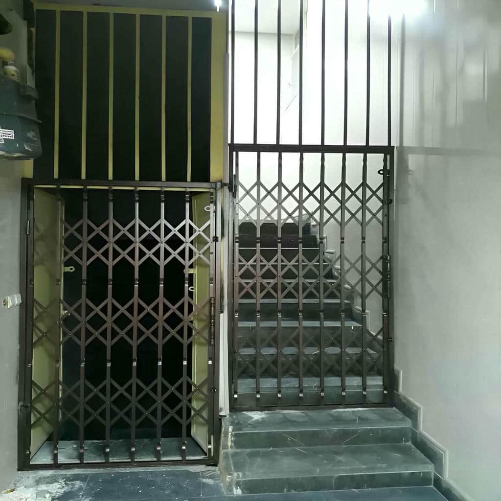 حفاظ آکاردئونی باغ رشت طراحی جمع شونده