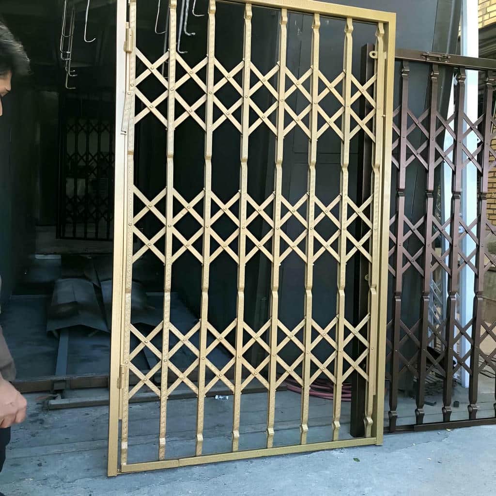 حفاظ کرکره ای رشت رنگ سفارشی ساختمان