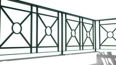 نرده کلاسیک بالکن رشت با طراحی کلاسیک