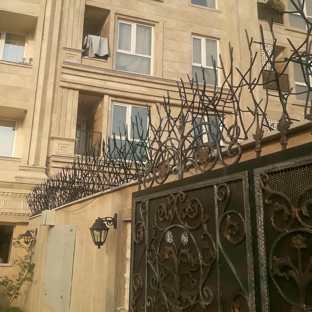 حفاظ شاخ گوزنی طرح اف رشت اجرای ورودی