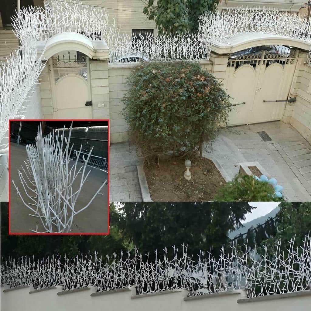 حفاظ شاخ گوزنی طرح f رشت رنگ مشکی