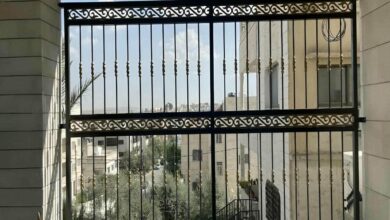حفاظ پنجره مدرن مشکی رشت