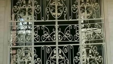 حفاظ پنجره دوجداره سفید رشت