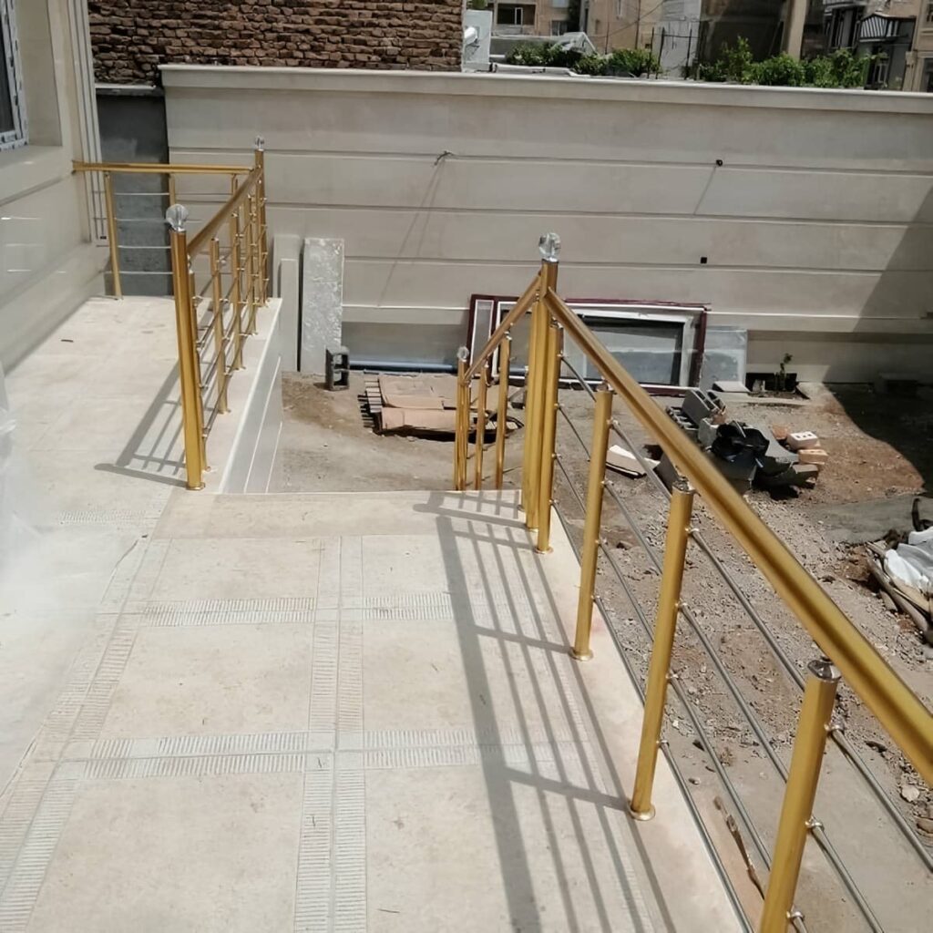 نرده تراس ویلایی مدل مدرن رشت