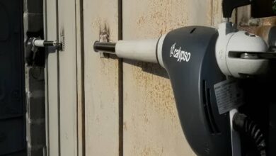 جک درب ویلایی رشت با مدل بازویی لوکس