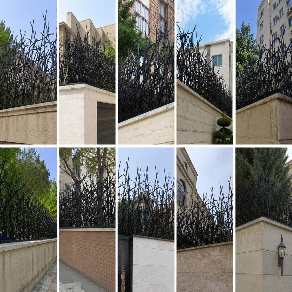 مدل سرنیزه ای دیوار