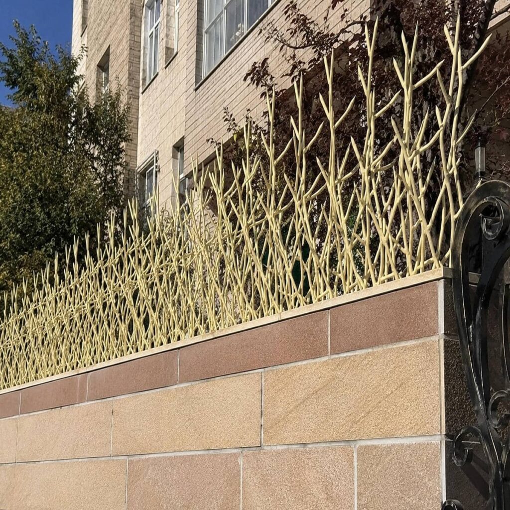 نرده دیوار حیاط فلزی رشت