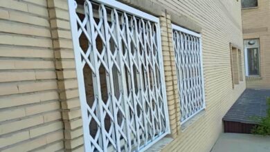حفاظ پنجره متحرک رشت با طراحی فلزی متحرک