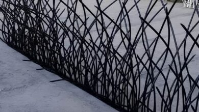 حفاظ نیزار رشت دیوار فلزی